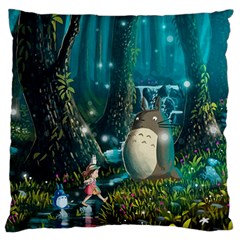 Anime My Neighbor Totoro Jungle Natural Large Cushion Case (one Side)