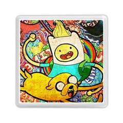 Painting Illustration Adventure Time Psychedelic Art Memory Card Reader (square)