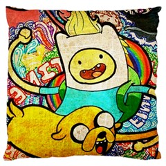 Painting Illustration Adventure Time Psychedelic Art Large Cushion Case (two Sides)