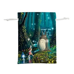 Anime My Neighbor Totoro Jungle Natural Lightweight Drawstring Pouch (l) by Sarkoni