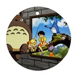 My Neighbor Totoro Round Ornament (Two Sides) Front