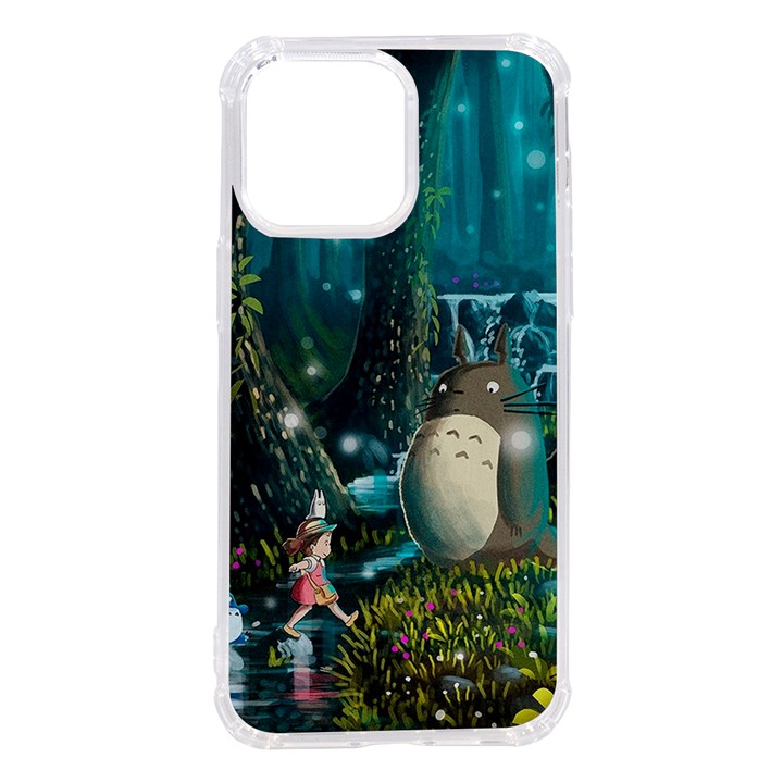 Anime My Neighbor Totoro Jungle Natural iPhone 14 Pro Max TPU UV Print Case