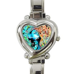 Color Detail Dream Fantasy Neon Psychedelic Teaser Heart Italian Charm Watch