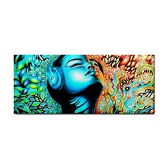 Color Detail Dream Fantasy Neon Psychedelic Teaser Hand Towel