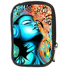 Color Detail Dream Fantasy Neon Psychedelic Teaser Compact Camera Leather Case