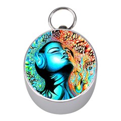 Color Detail Dream Fantasy Neon Psychedelic Teaser Mini Silver Compasses