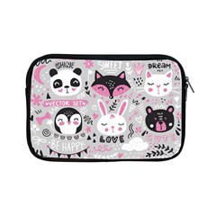 Big Set With Cute Cartoon Animals Bear Panda Bunny Penguin Cat Fox Apple Ipad Mini Zipper Cases by Bedest