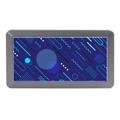Classic Blue Background Abstract Style Memory Card Reader (mini)