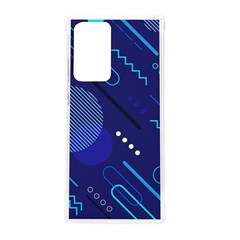 Classic Blue Background Abstract Style Samsung Galaxy Note 20 Ultra Tpu Uv Case by Bedest