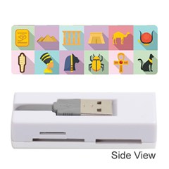 Egypt Icons Set Flat Style Memory Card Reader (stick) by Bedest