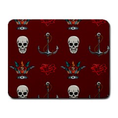 Tattoo Old School Background Pattern Small Mousepad