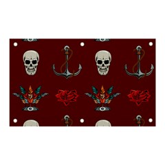 Tattoo Old School Background Pattern Banner And Sign 5  X 3 