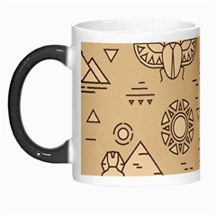 Egyptian Seamless Pattern Symbols Landmarks Signs Egypt Morph Mug by Bedest