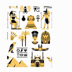 Egypt Symbols Decorative Icons Set Small Garden Flag (two Sides) by Bedest