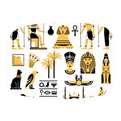 Egypt Symbols Decorative Icons Set Mini Square Pill Box