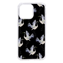 Crane Pattern Iphone 14 Pro Max Tpu Uv Print Case by Bedest