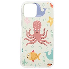 Underwater Seamless Pattern Light Background Funny Iphone 12 Pro Max Tpu Uv Print Case by Bedest