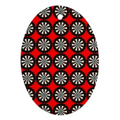 Dart Board Ornament (oval)