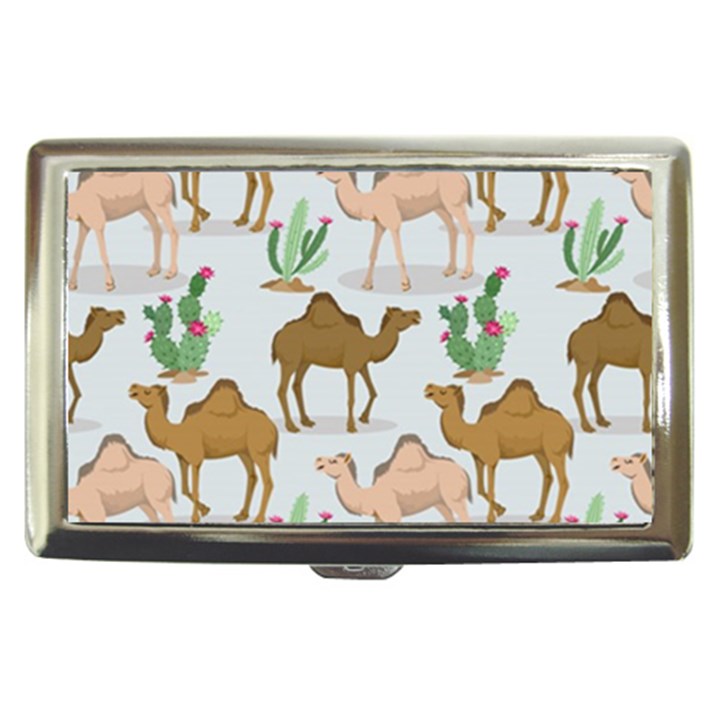 Camels Cactus Desert Pattern Cigarette Money Case