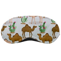 Camels Cactus Desert Pattern Sleep Mask