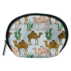 Camels Cactus Desert Pattern Accessory Pouch (Medium)