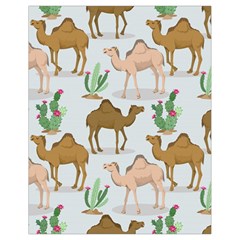 Camels Cactus Desert Pattern Drawstring Bag (small)