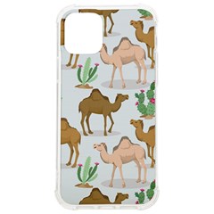 Camels Cactus Desert Pattern iPhone 12/12 Pro TPU UV Print Case