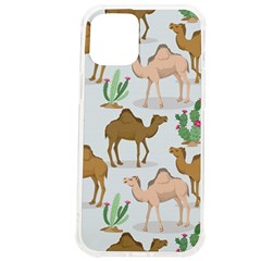 Camels Cactus Desert Pattern Iphone 12 Pro Max Tpu Uv Print Case