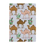 Camels Cactus Desert Pattern A5 Acrylic Clipboard Back