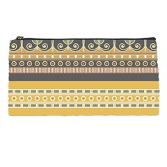 Seamless Pattern Egyptian Ornament With Lotus Flower Pencil Case