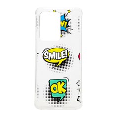 Set Colorful Comic Speech Bubbles Samsung Galaxy S20 Ultra 6.9 Inch TPU UV Case