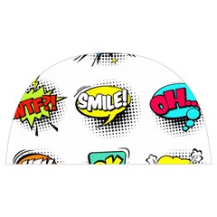 Set Colorful Comic Speech Bubbles Anti Scalding Pot Cap