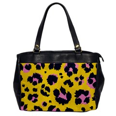 Leopard Print Seamless Pattern Oversize Office Handbag by Hannah976