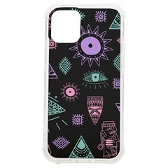 Vintage Seamless Pattern With Tribal Art African Style Drawing Iphone 12 Mini Tpu Uv Print Case	 by Hannah976