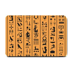 Egyptian Hieroglyphs Ancient Egypt Letters Papyrus Background Vector Old Egyptian Hieroglyph Writing Small Doormat