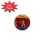 Ancient Egyptian Religion Seamless Pattern 1  Mini Magnets (100 pack)  Front