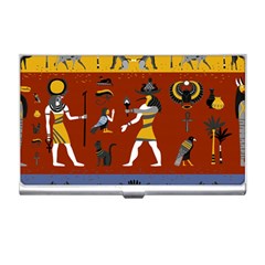 Ancient Egyptian Religion Seamless Pattern Business Card Holder