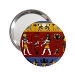 Ancient Egyptian Religion Seamless Pattern 2.25  Handbag Mirrors Front