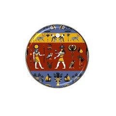 Ancient Egyptian Religion Seamless Pattern Hat Clip Ball Marker