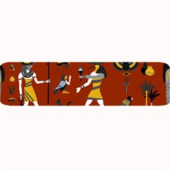 Ancient Egyptian Religion Seamless Pattern Large Bar Mat by Hannah976