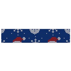 Santa Clauses Wallpaper Small Premium Plush Fleece Scarf