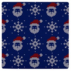 Santa Clauses Wallpaper Uv Print Square Tile Coaster 