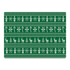 Wallpaper Ugly Sweater Backgrounds Christmas Two Sides Premium Plush Fleece Blanket (mini) by artworkshop