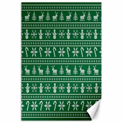 Wallpaper Ugly Sweater Backgrounds Christmas Canvas 20  X 30  by artworkshop