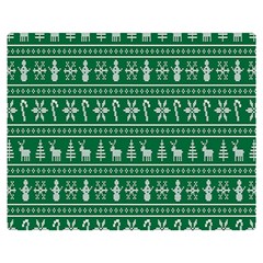 Wallpaper Ugly Sweater Backgrounds Christmas Two Sides Premium Plush Fleece Blanket (medium) by artworkshop