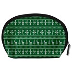 Wallpaper Ugly Sweater Backgrounds Christmas Accessory Pouch (Large) Back