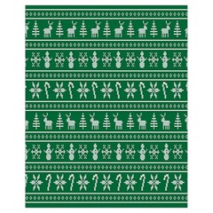 Wallpaper Ugly Sweater Backgrounds Christmas Drawstring Bag (small) by artworkshop