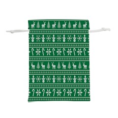 Wallpaper Ugly Sweater Backgrounds Christmas Lightweight Drawstring Pouch (l) by artworkshop