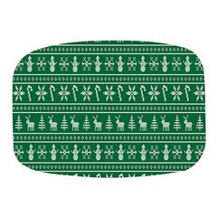 Wallpaper Ugly Sweater Backgrounds Christmas Mini Square Pill Box by artworkshop