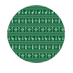 Wallpaper Ugly Sweater Backgrounds Christmas Mini Round Pill Box (pack Of 3)